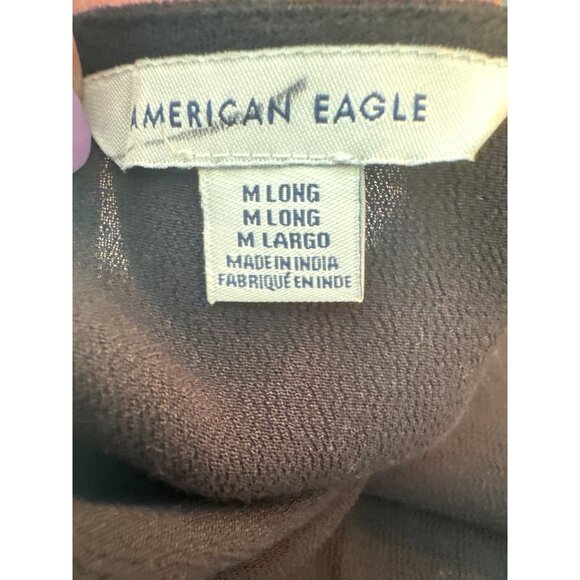 American Eagle Outfitters Long-Sleeve Black Dress M - Picture 5 of 13